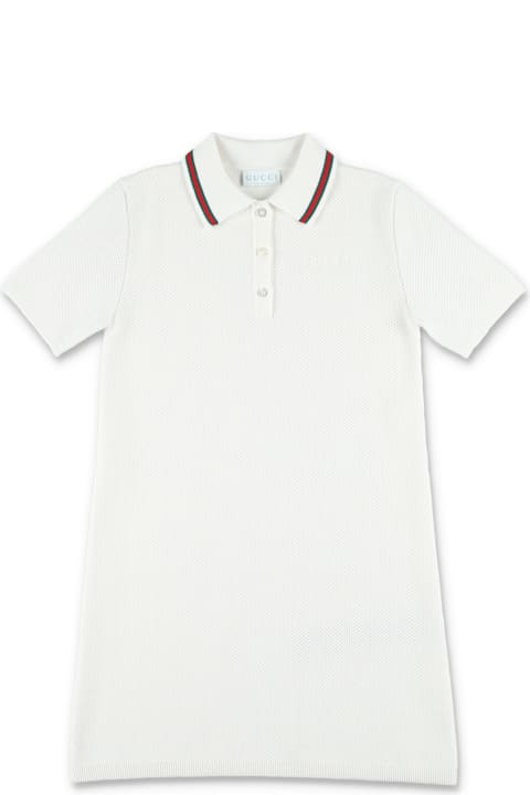 Gucci Dresses for Girls Gucci Kid - Embroidered Polo Dress