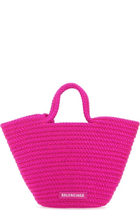 Bags Sale for Women Balenciaga Fuchsia Rope Small Ibiza Handbag