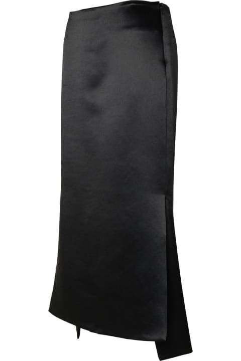 SportMax Skirts for Women SportMax 'hudson' Black Acetate Skirt