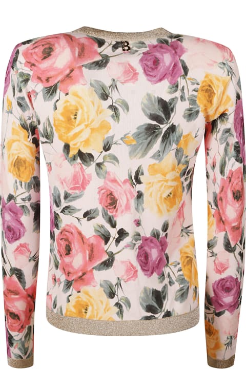 Fashion for Women Blugirl Floral Print Embellished Cardigan