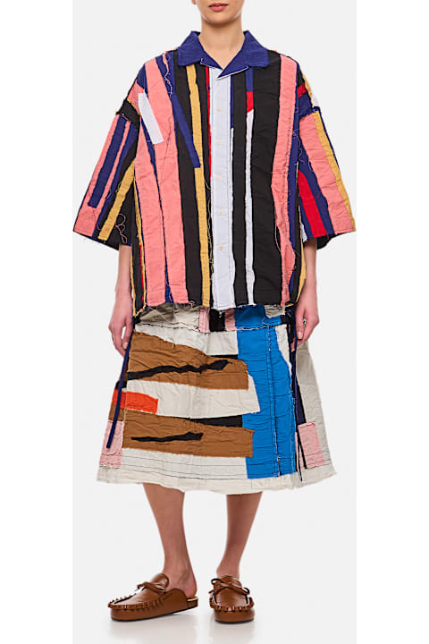 Casey Casey Clothing for Women Casey Casey April Shirt-stripe Patchwork
