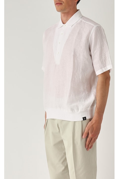 Gran Sasso Clothing for Men Gran Sasso Polo M/c 4 Bottoni Con Balza Polo