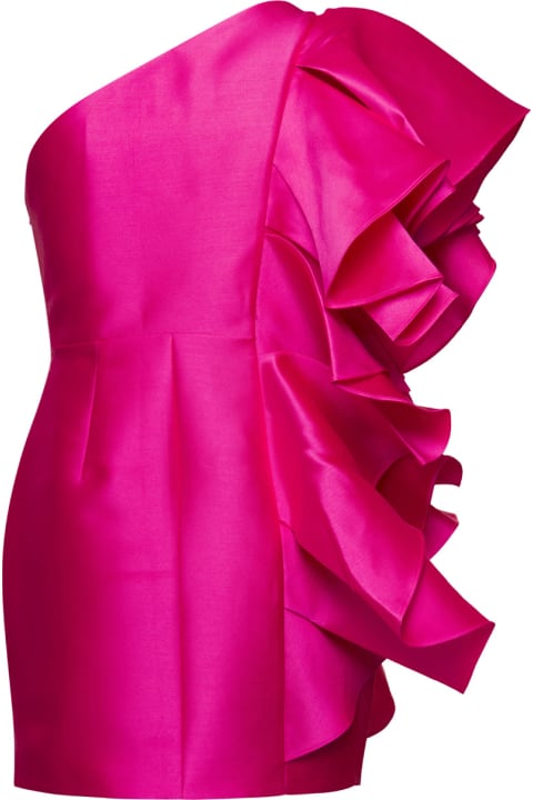 Fashion for Women Solace London Io Mini Dress In Ultra Pink Twill