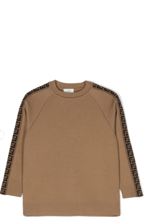 Sale for Girls Fendi Fendi Kids Sweaters Brown