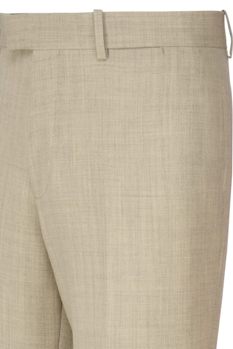 Burberry Pants for Men Burberry Wool Tailored Pants