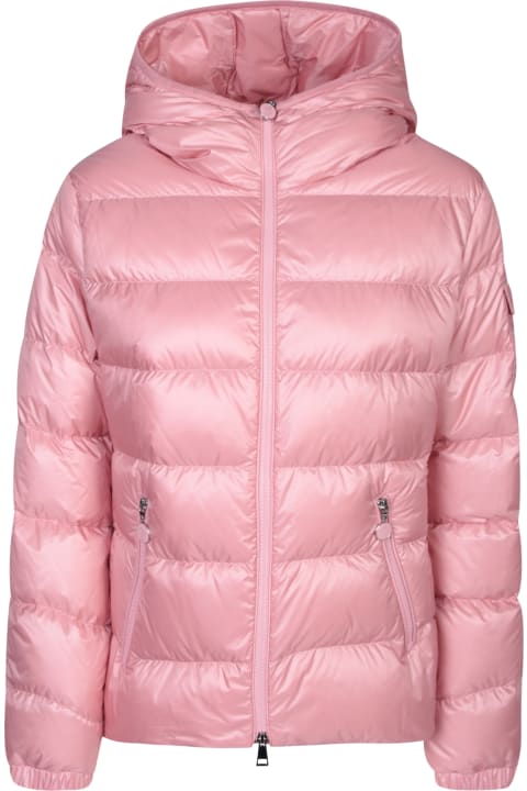 Moncler Clothing for Women Moncler Pink Gles Down Jacket