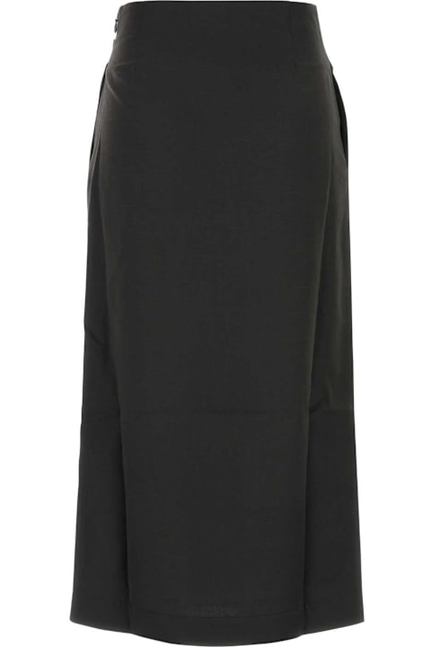 J.W. Anderson Clothing for Women J.W. Anderson Graphite Viscose Blend Skirt