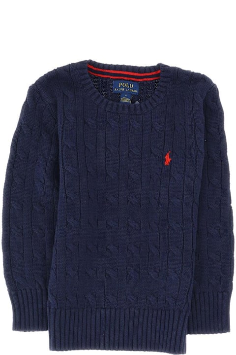 Ralph Lauren Sweaters & Sweatshirts for Boys Ralph Lauren Polo Pony Embroidered Knitted Jumper