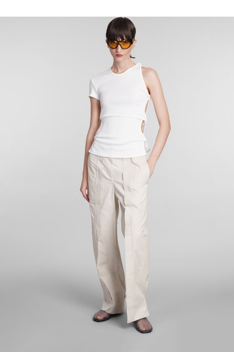 Christopher Esber Topwear for Women Christopher Esber T-shirt In White Polyester