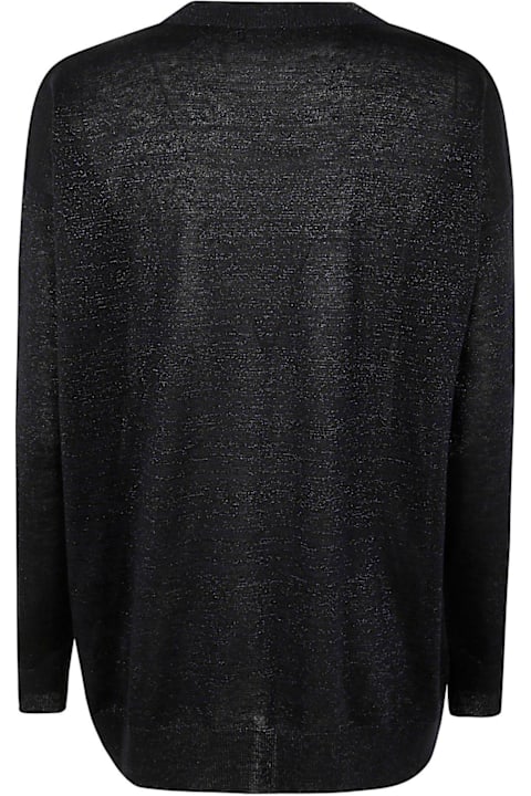 Fabiana Filippi Sweaters for Women Fabiana Filippi V-neck Metallic-threading Jumper
