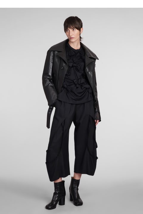 Junya Watanabe Coats & Jackets for Women Junya Watanabe Biker Jacket In Black Polyester