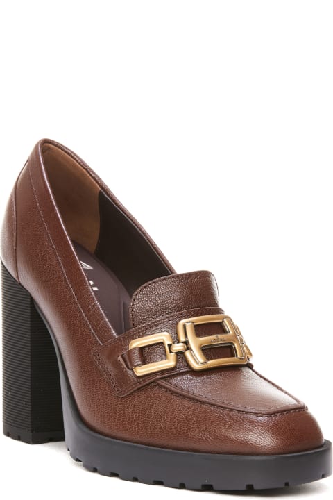 High-Heeled Shoes for Women Hogan H623 Loafers