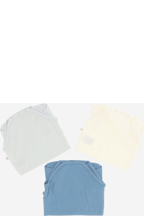 Bonpoint for Baby Boys Bonpoint Set Of Three Cotton Bodysuits