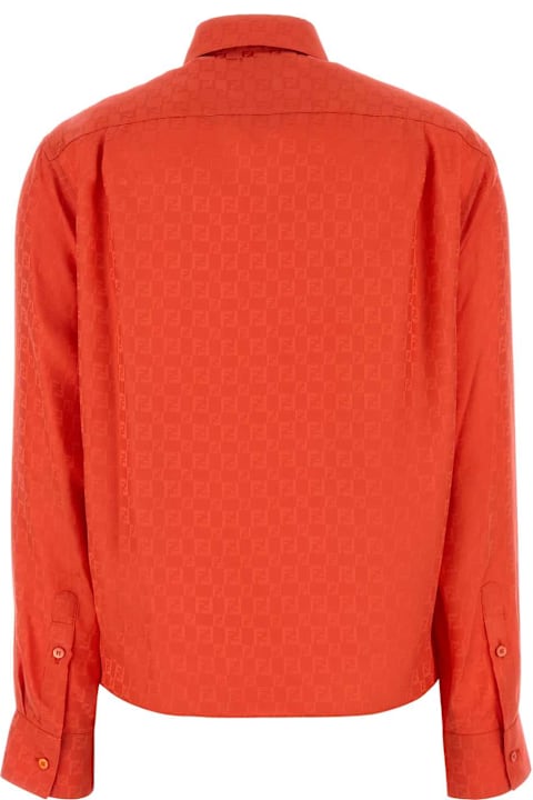 Fendi for Women Fendi Colar Jacquard Shirt