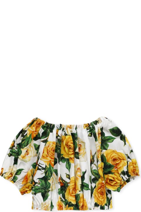 Dolce & Gabbana Topwear for Girls Dolce & Gabbana Flowering Blouse