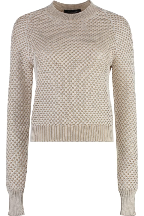 Sweaters for Women Fabiana Filippi Long Sleeve Crew-neck Sweater