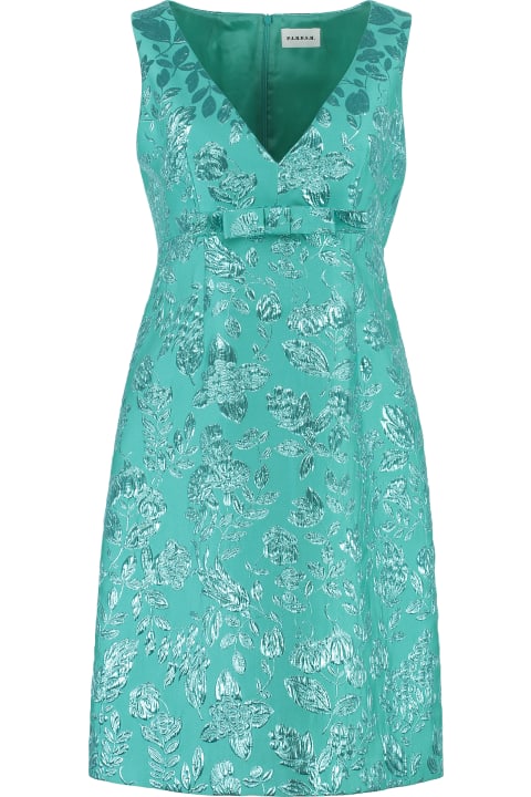 Homeware Parosh Lamé Jacquard Mini Dress