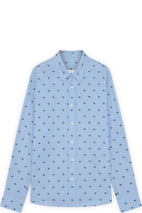 Maison Kitsuné Shirts for Men Maison Kitsuné Profile Fox Casual Shirt