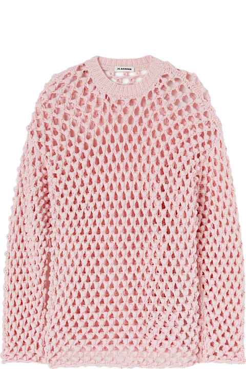 Homeware Jil Sander Crew Neck Crochet Sweater