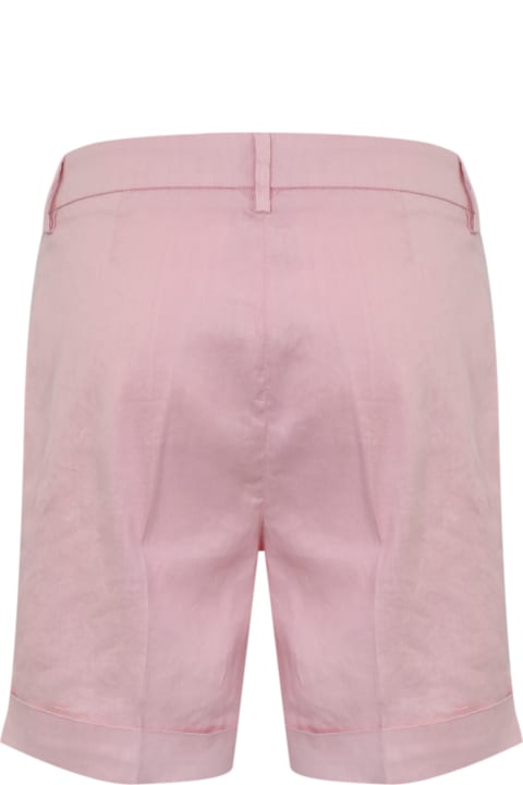 Re-HasH Pants & Shorts for Women Re-HasH Linen Bermuda Shorts