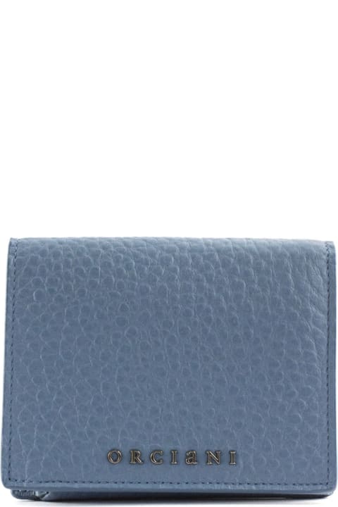 Light Blue Soft Leather Wallet