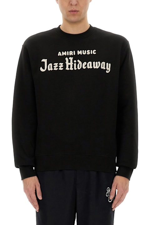 Fleeces & Tracksuits Sale for Men AMIRI "jazz Hideaway Crew" Sweatshirt
