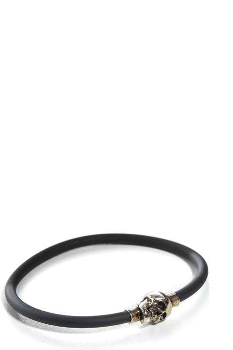 メンズ ジュエリーのセール Alexander McQueen Skull Rubber Bracelet