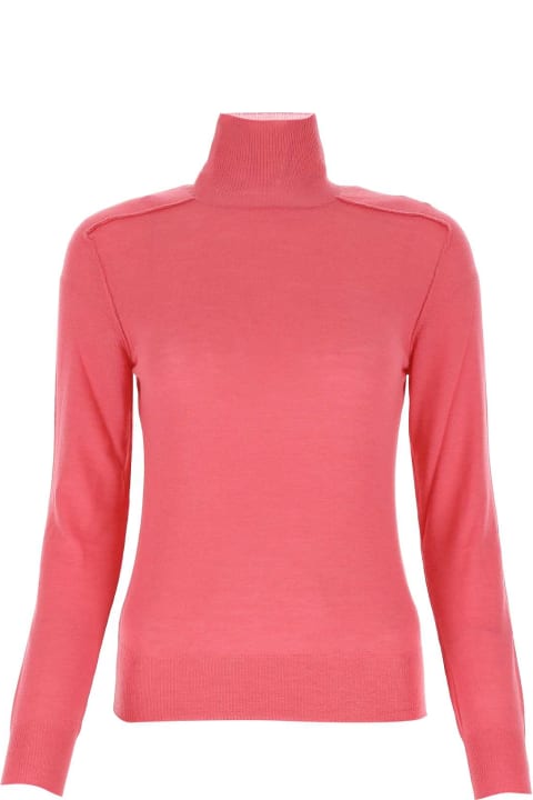 Fashion for Women Bottega Veneta Dark Pink Cashmere Sweater