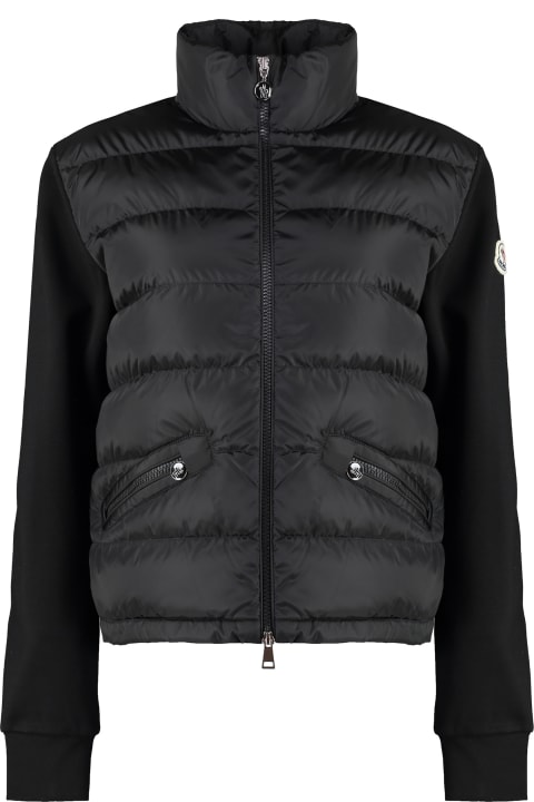 Moncler Sweaters for Women Moncler Cardigan With Padded Front Panel