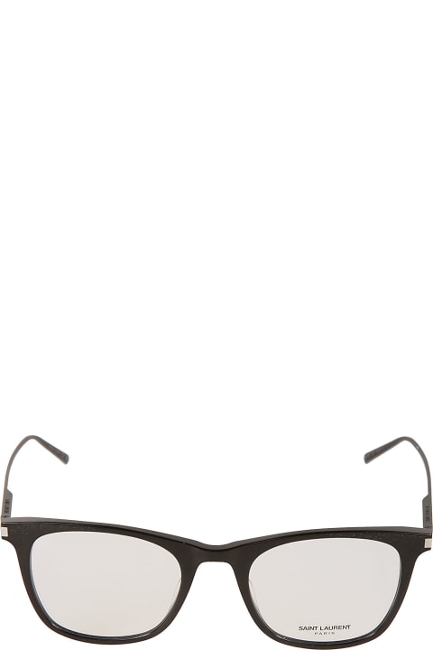 Saint Laurent Eyewear Eyewear for Men Saint Laurent Eyewear Logo Wayfarer Frame