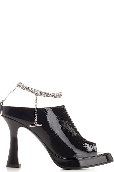 Alexander McQueen Sandals for Women Alexander McQueen Ankle Chain Strap Sandals