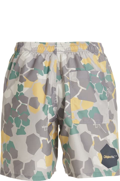 Swimwear for Men Objects Iv Life Printed Beach Shorts