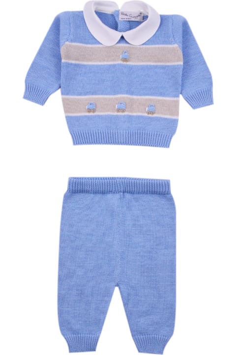 Piccola Giuggiola Bodysuits & Sets for Baby Boys Piccola Giuggiola Cotton Suit