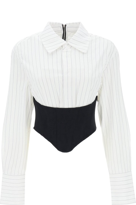 Fashion for Women Dion Lee Cropped Shirt With Underbust Corset