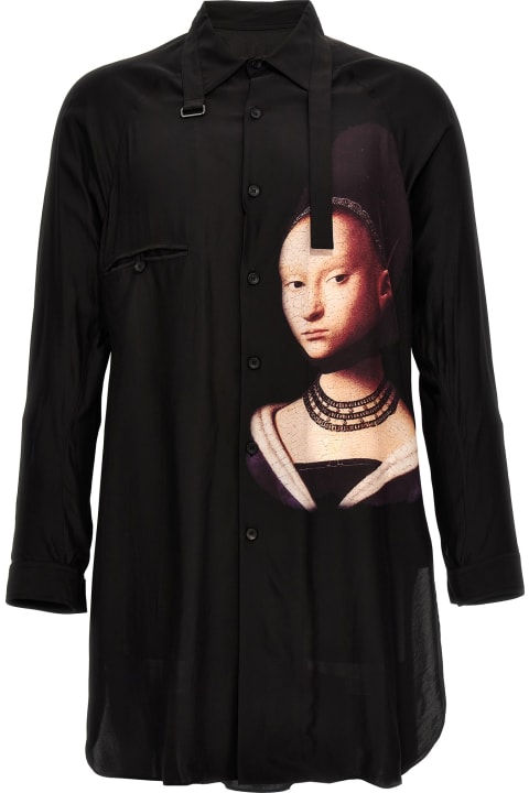 メンズ Yohji Yamamotoのシャツ Yohji Yamamoto 'm-young Girl' Shirt