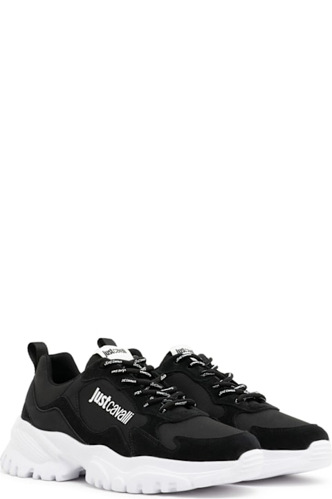 Fashion for Men Just Cavalli Just Cavalli Black Low Top Sneakers