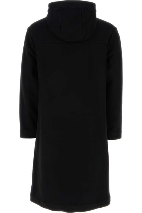 Aspesi Coats & Jackets for Men Aspesi Black Wool Blend Parka