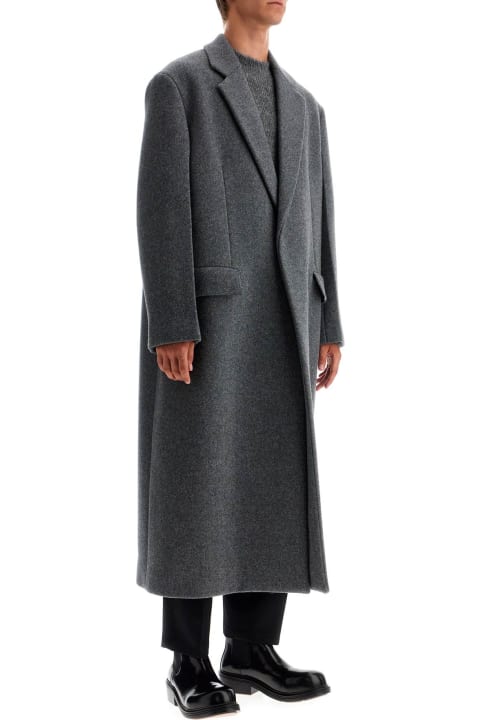 Jil Sander Coats & Jackets for Men Jil Sander Long Felted Wool Coat