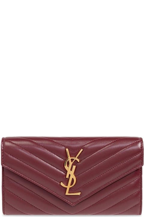 Saint Laurent Accessories for Women Saint Laurent Cassandre Matelassé Large Flap Wallet