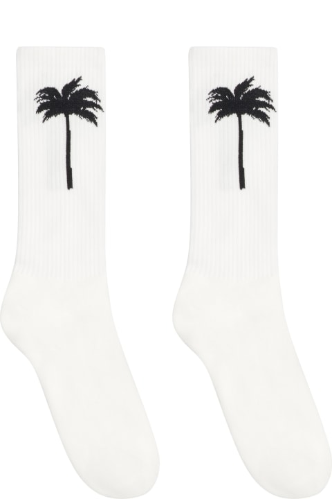 Underwear for Men Palm Angels Cotton Socks With Logo