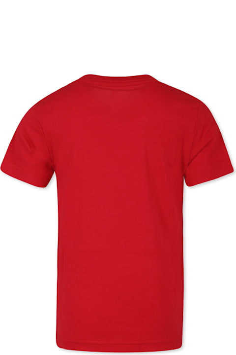 أدوات منزلية Converse Red T-shirt For Kids With Logo