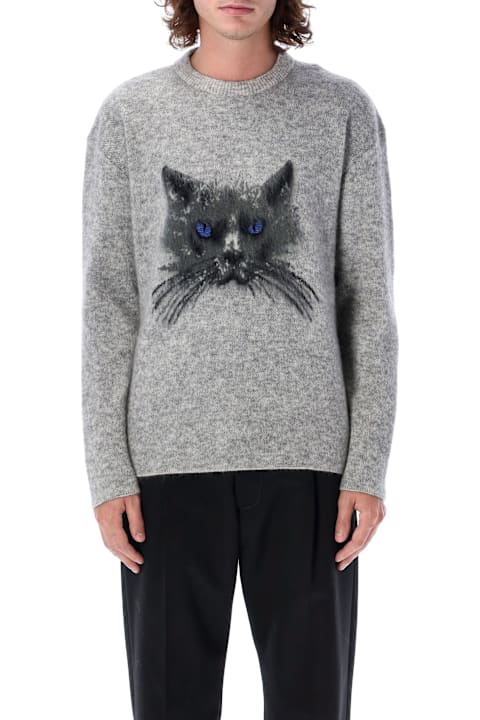 Givenchy Sweaters for Men Givenchy Cat Jacquard Sweater