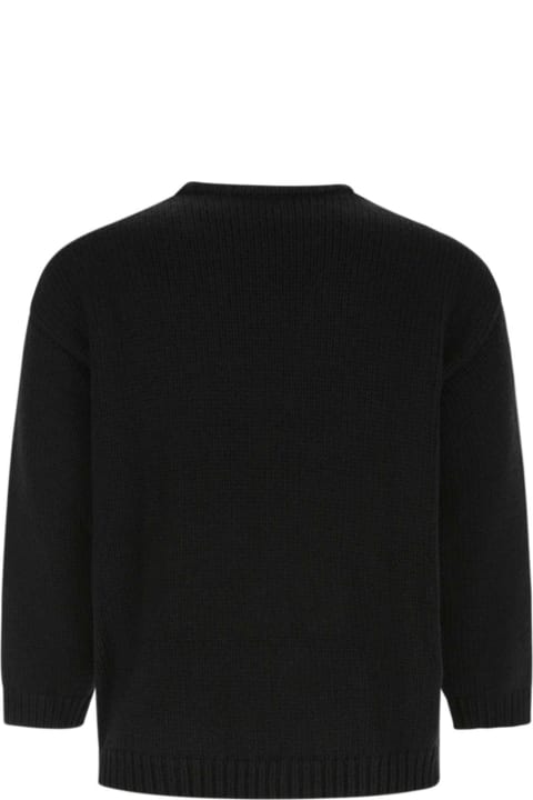 Fashion for Men Valentino Garavani Black Wool Sweater