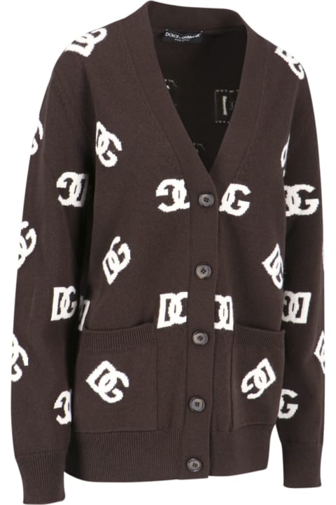 Dolce & Gabbana Sweaters for Women Dolce & Gabbana 'dg Monogram' Cardigan