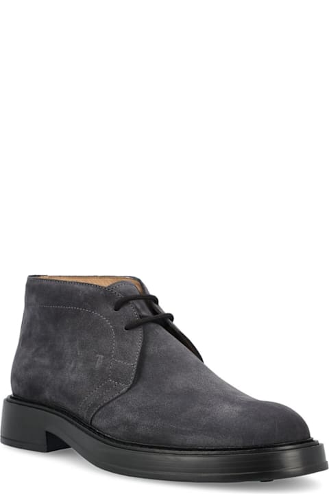 Tod's for Men Tod's Desert Round Toe Lace-up Boots