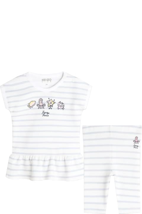 Bodysuits & Sets for Baby Girls Kenzo Cotton T-shirt And Leggings