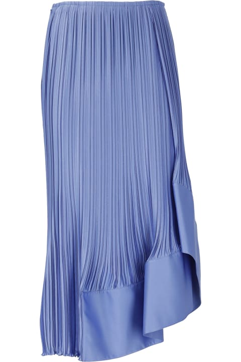 Skirts for Women Lanvin Skirt In Blue Polyester