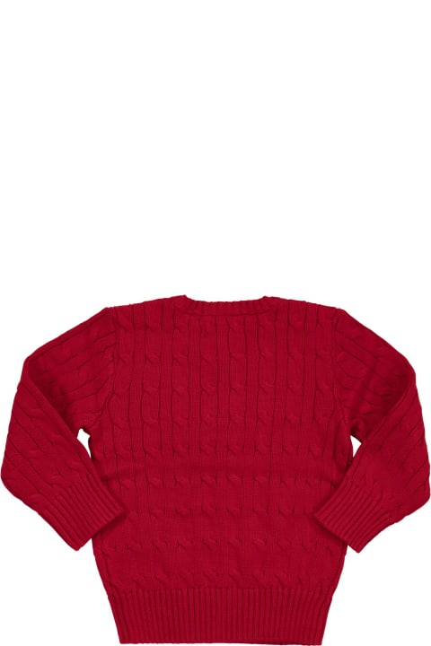 ウィメンズ新着アイテム Polo Ralph Lauren Crew-neck Cotton Cable-knit Sweater