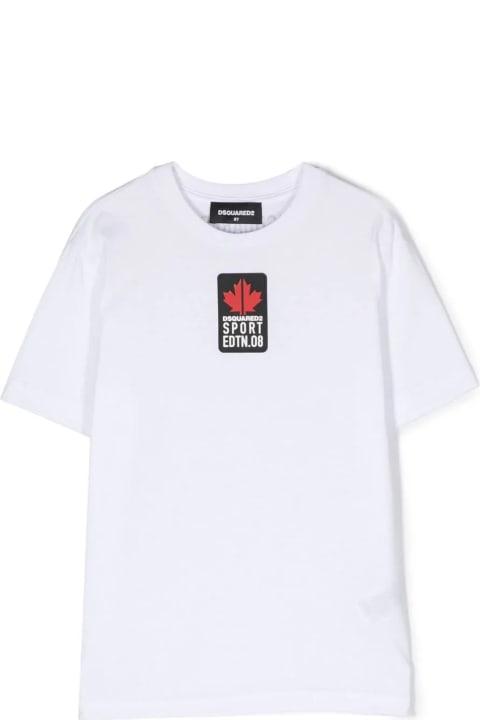 Dsquared2 Kids Dsquared2 Dsquared2 T-shirts And Polos White