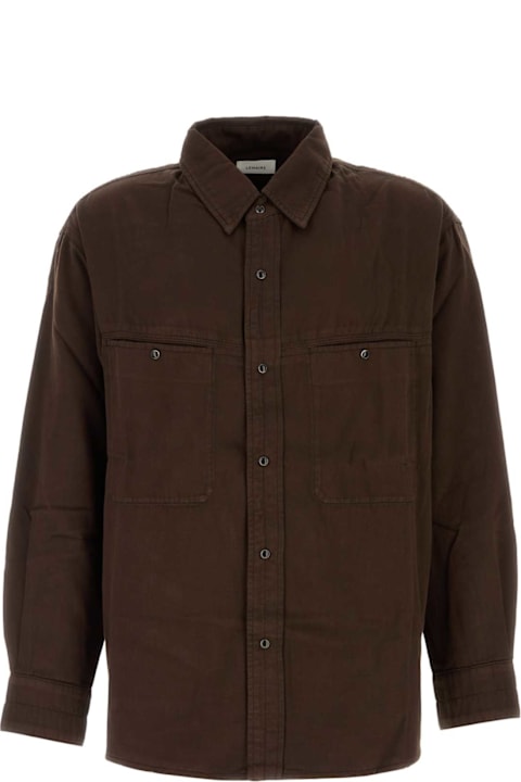 Lemaire for Men Lemaire Brown Denim Shirt